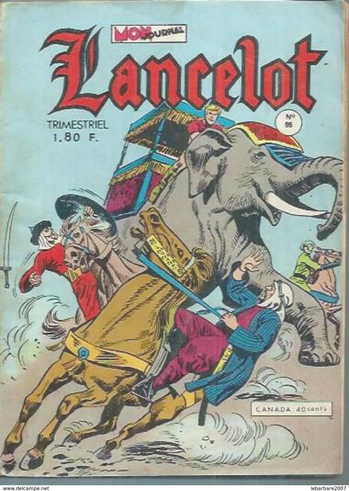 LANCELOT  N° 95  -  MON JOURNAL  1973 - Lancelot