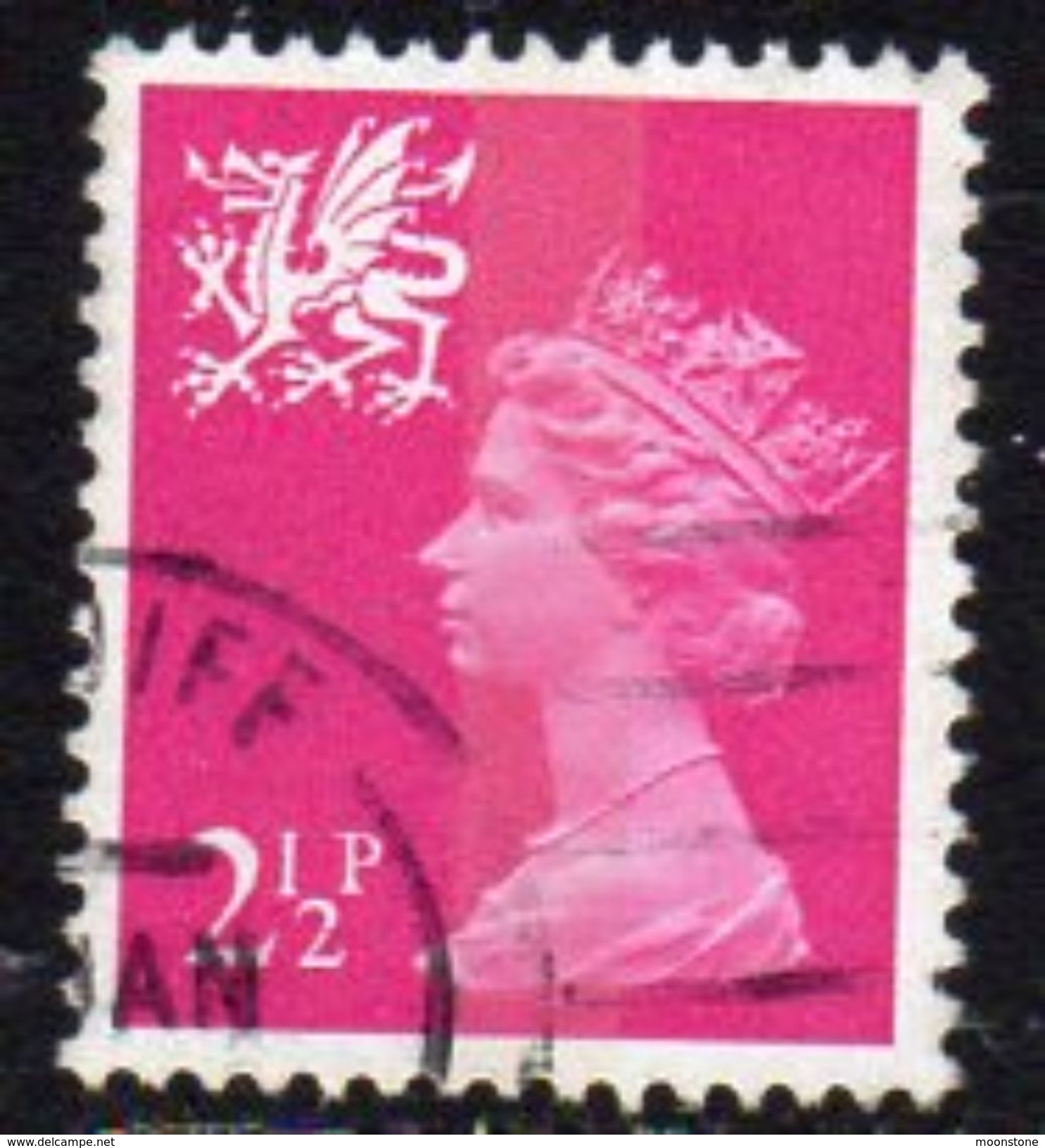 GB Wales 1971-93 2½d Regional Machin, Used, SG 13 - Wales