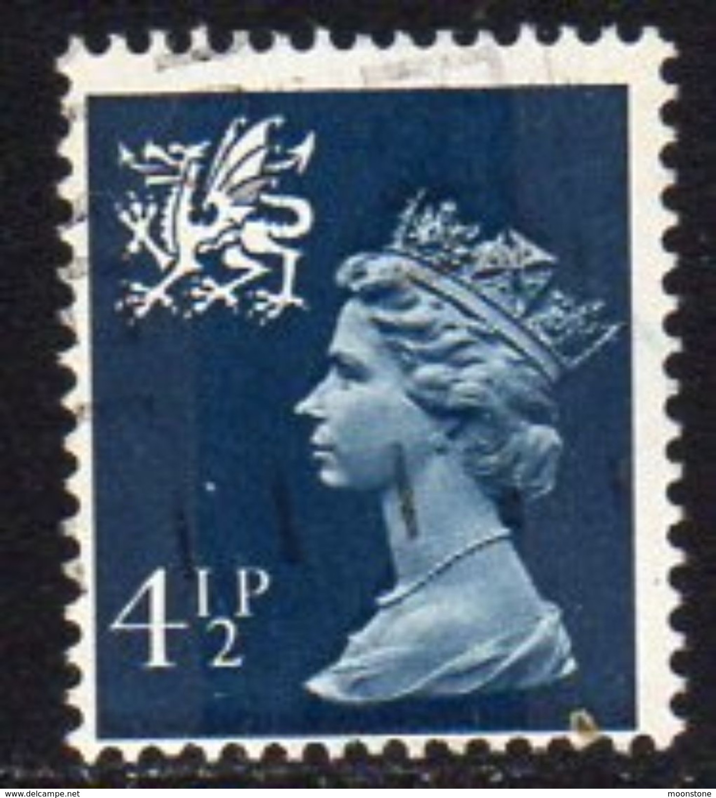 GB Wales 1971-93 4½p Regional Machin, Used, SG 18 - Wales