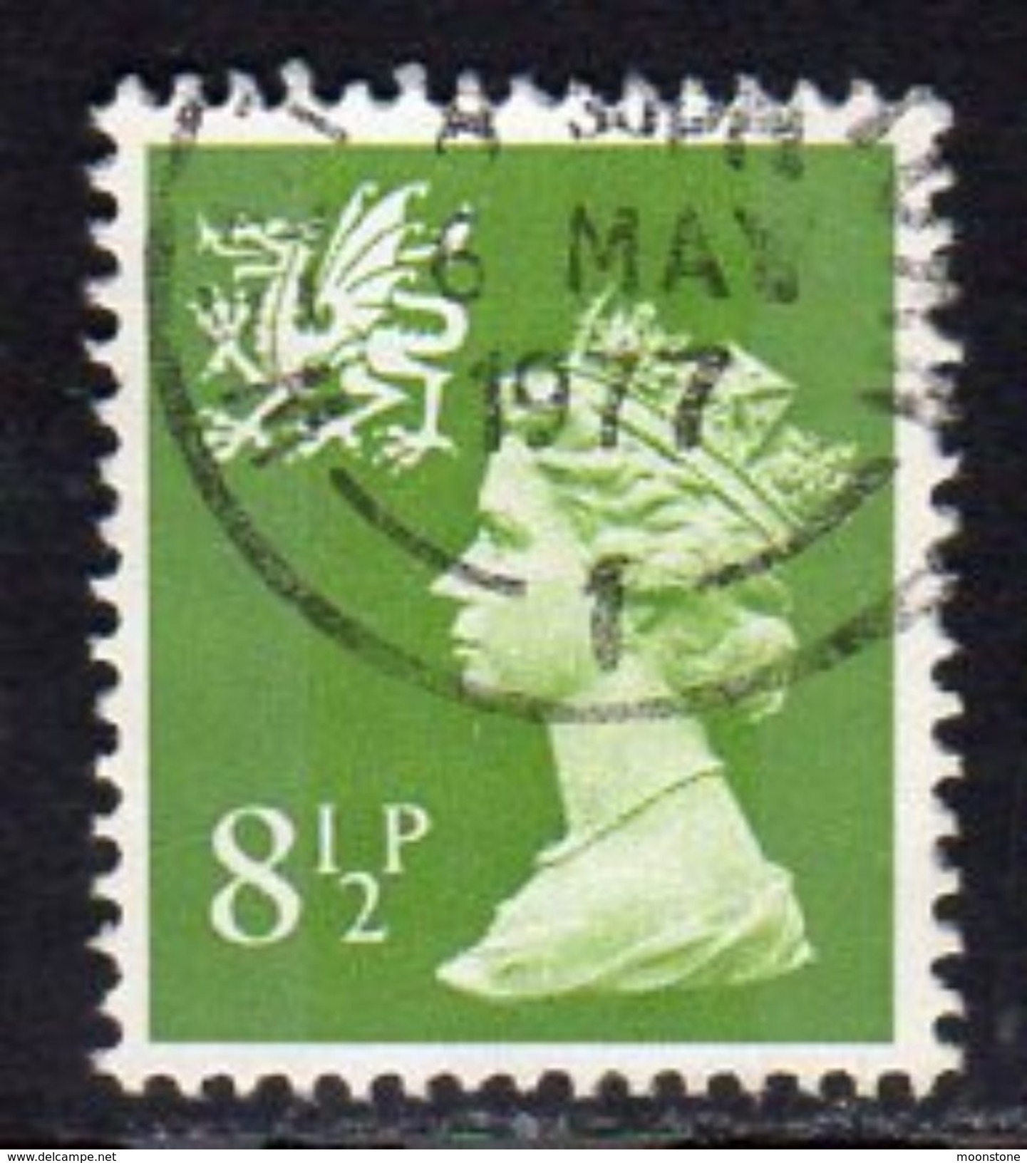 GB Wales 1971-93 8½p Regional Machin, Used, SG 26 - Pays De Galles