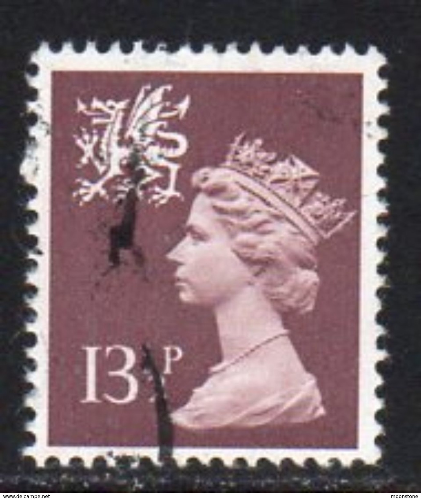 GB Wales 1971-93 13½p Harrison Regional Machin, Used, SG 33 - Pays De Galles