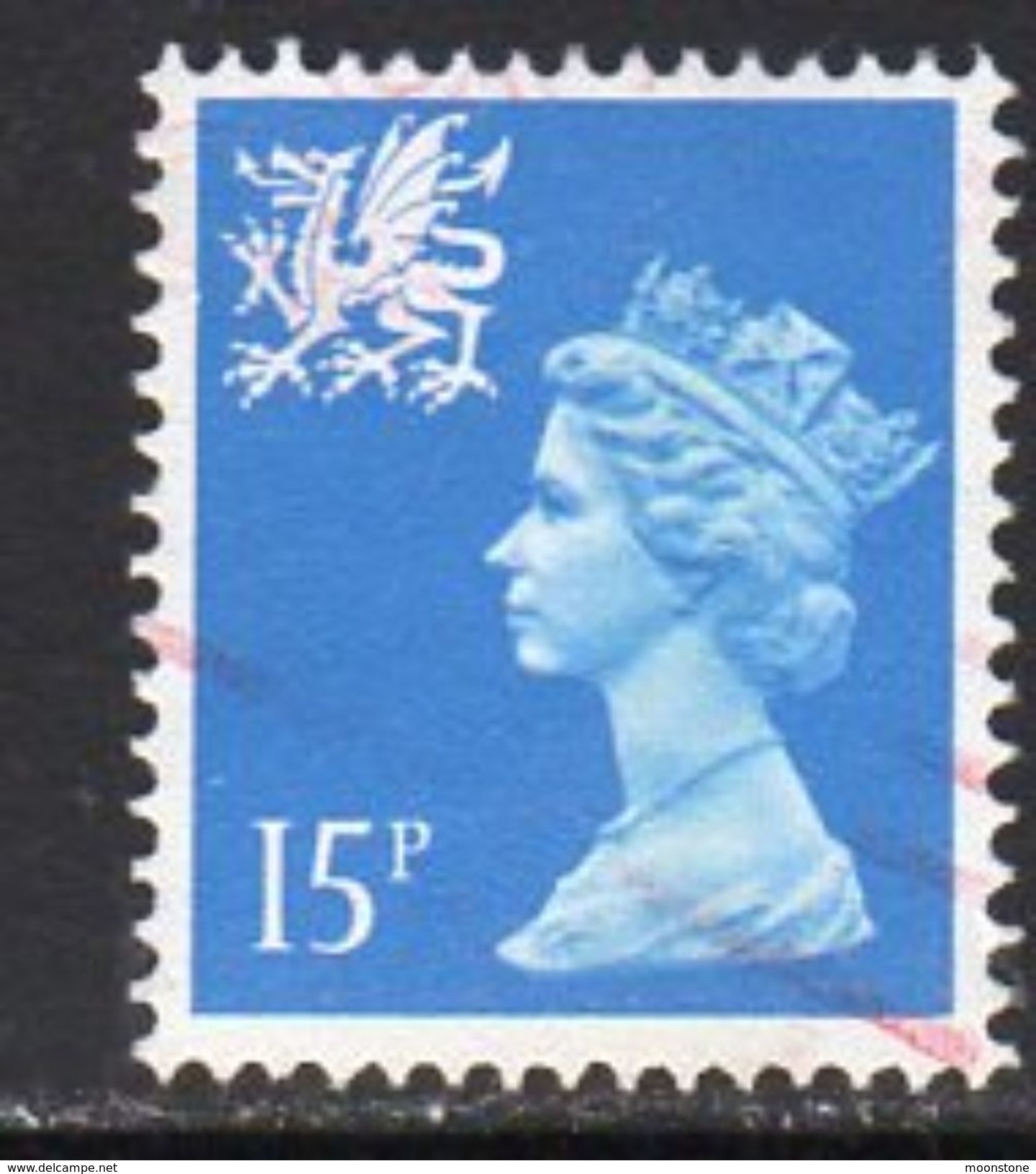 GB Wales 1971-93 15p Questa Regional Machin, Used, SG 41 - Wales