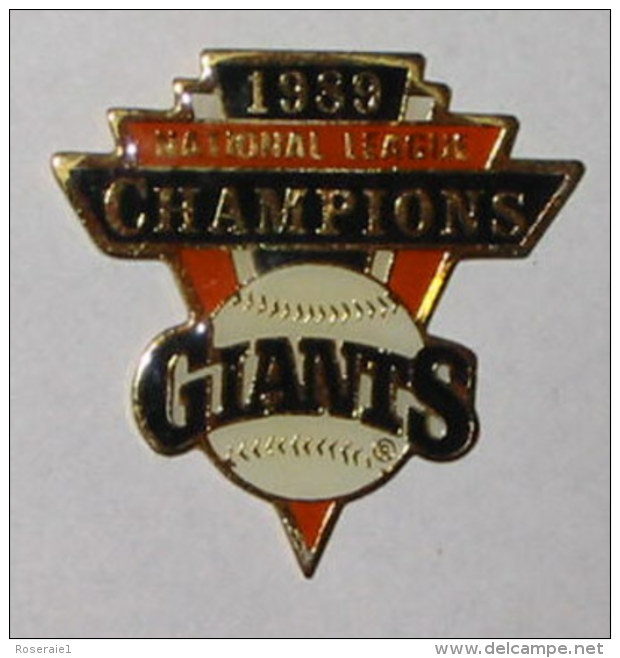 Pin's NATIONAL LEAGUE CHAMPIONS, GIANTS - Baseball