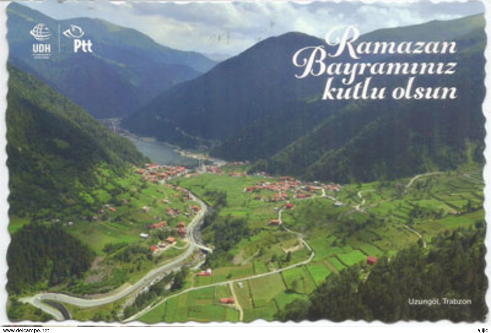 The Picturesque Uzungöl Lake (Trabzon Province), Poscard  Sent  To ANDORRA, With Arrival Postmark - Turquie