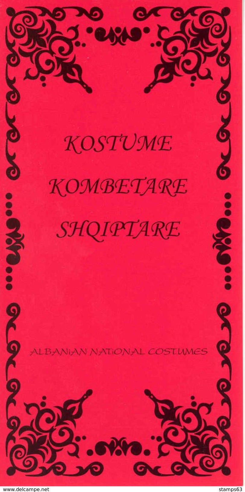 ALBANIA Booklet 19, 2004, National Costumes V, - Albania