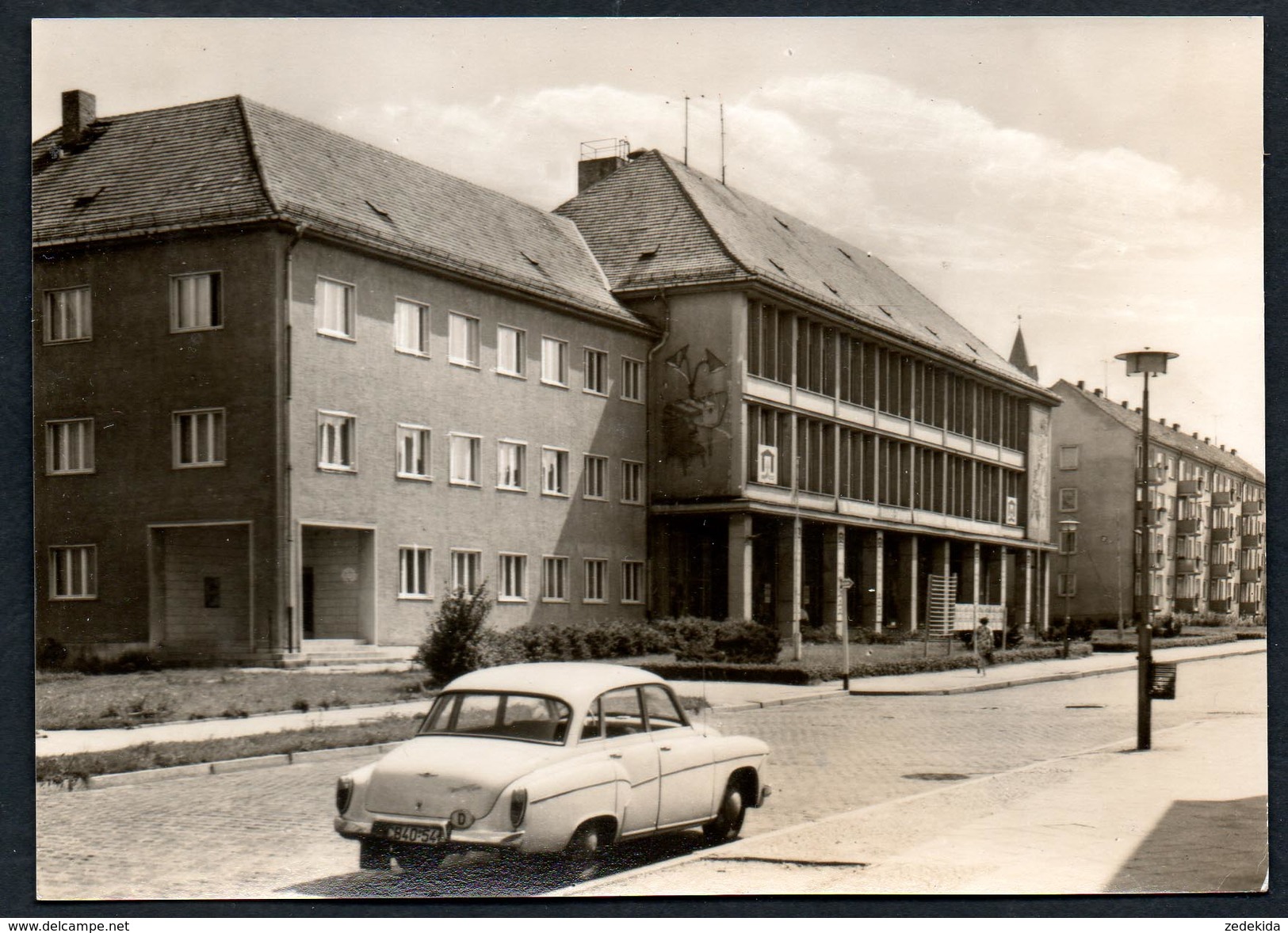 A5959 - Alte Ansichtskarte  -  Pasewalk - HO Kaufhaus Magnet - PKW Auto Wartburg TOP - Pasewalk