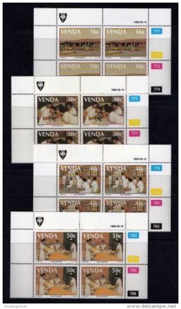 VENDA, 1988, Mint Never Hinged Stamps In Control Blocks, MI 175-178, Nurses Training College, X340 - Venda