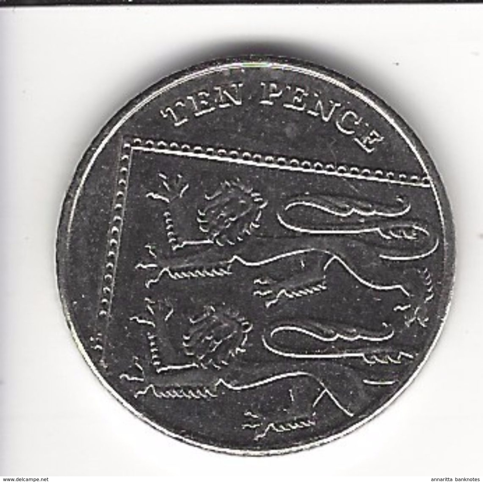 GREAT BRITAIN 10 PENCE 2013 KM# 1110d UNC  [GB-1110d-2013] - 10 Pence & 10 New Pence