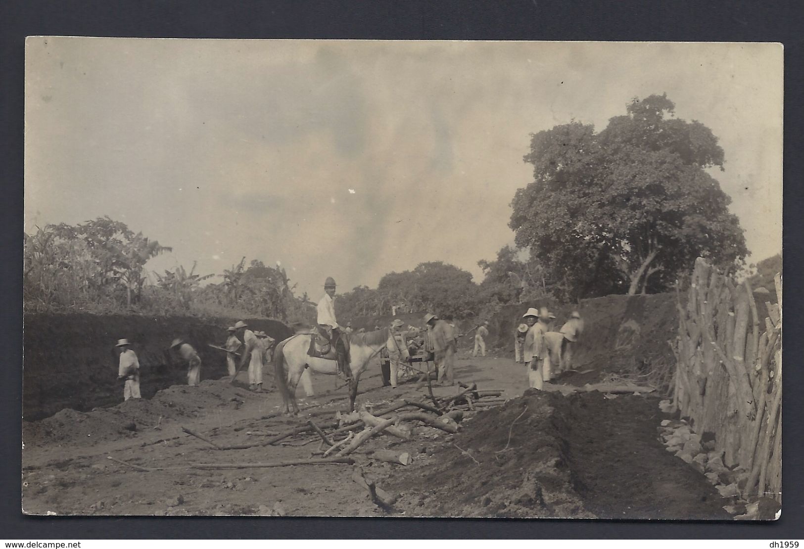 SAN SALVADOR  EL SALVADOR FOTOCARD BLACK AND WHITE CARTE PHOTO NOIR ET BLANC - El Salvador