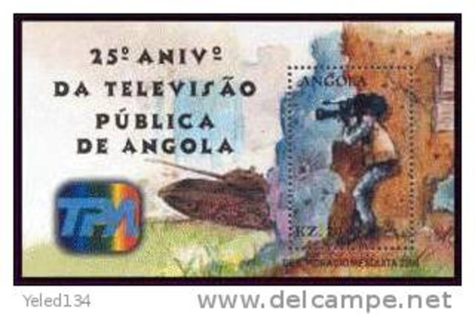 MNH ANGOLA #1183 : SOUVENIR SHEET NATIONAL RADIO AND TELEVISION TANKS - Antigua And Barbuda (1981-...)