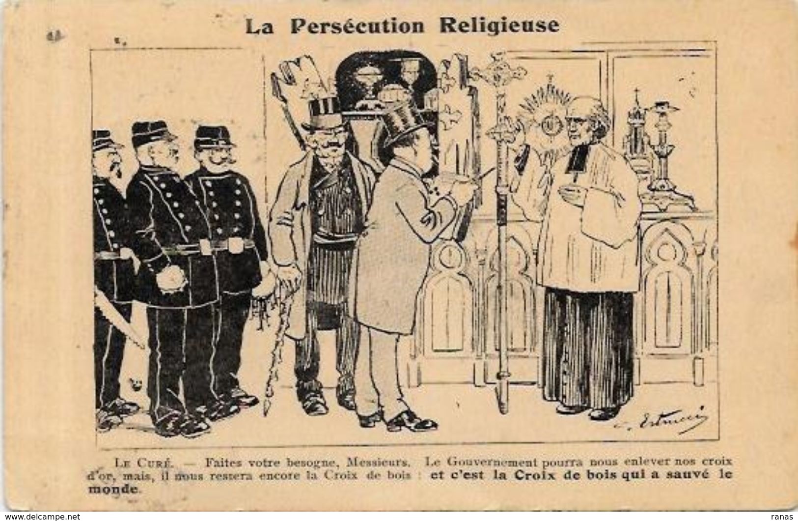 CPA Franc Maçonnerie Maçonnique Franc Maçon Circulé Séparation Inventaire - Philosophie & Pensées