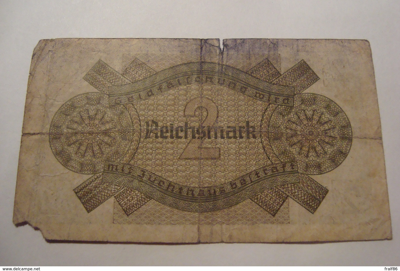 BILLET ALLEMAGNE 2 REICHSMARK - Andere & Zonder Classificatie