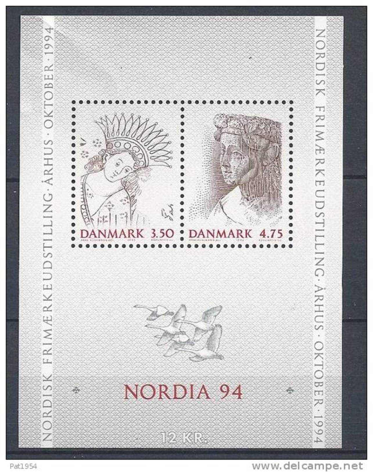 Danemark 1992 Bloc 9 Neuf Nordia 94 - Blocs-feuillets