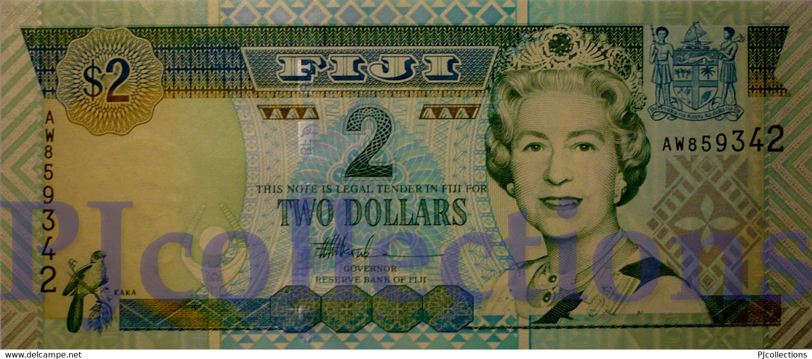 FIJI 2 DOLLARS 2002 PICK 104a UNC - Fidji