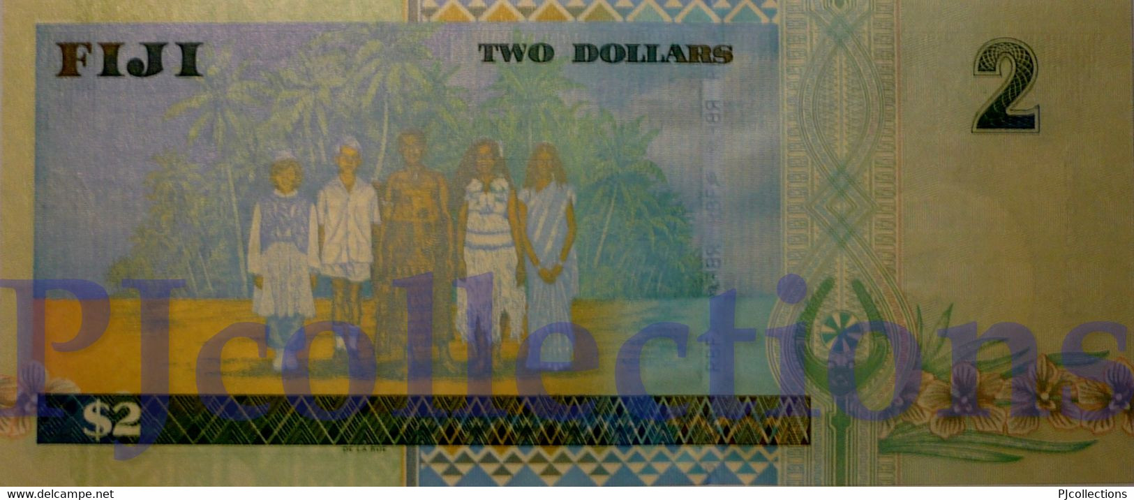 FIJI 2 DOLLARS 2002 PICK 104a UNC - Figi