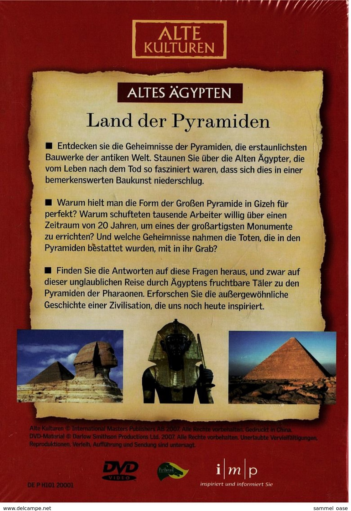 DVD  -  Land Der Pyramiden  -  Die Geheimnisse Des Alten Ägypten - Documentaires