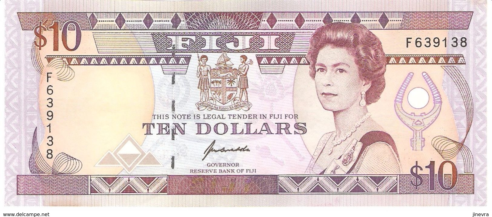 FIJI 10 DOLLARS 1992 PICK 94a UNC - Fidji