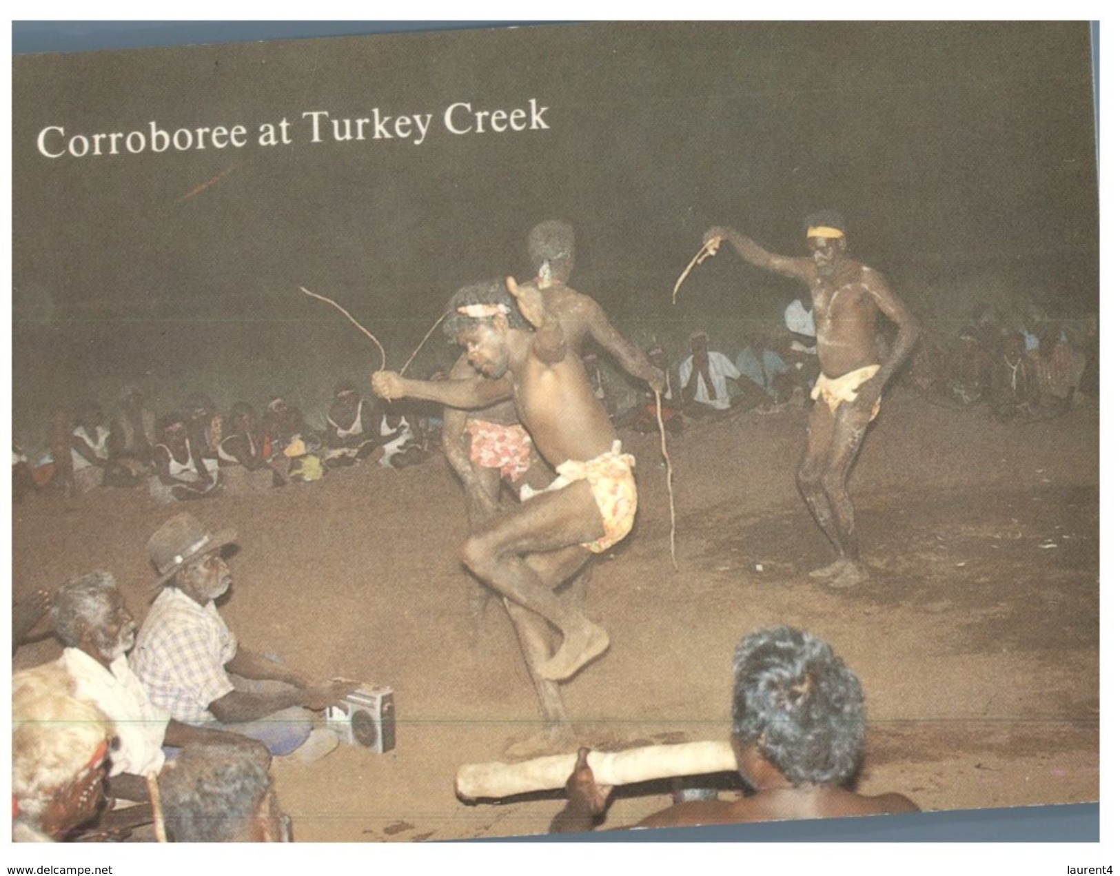 (666) Australia - Native Cooroboree (dance) Atr Turkey Creek - Aborigines