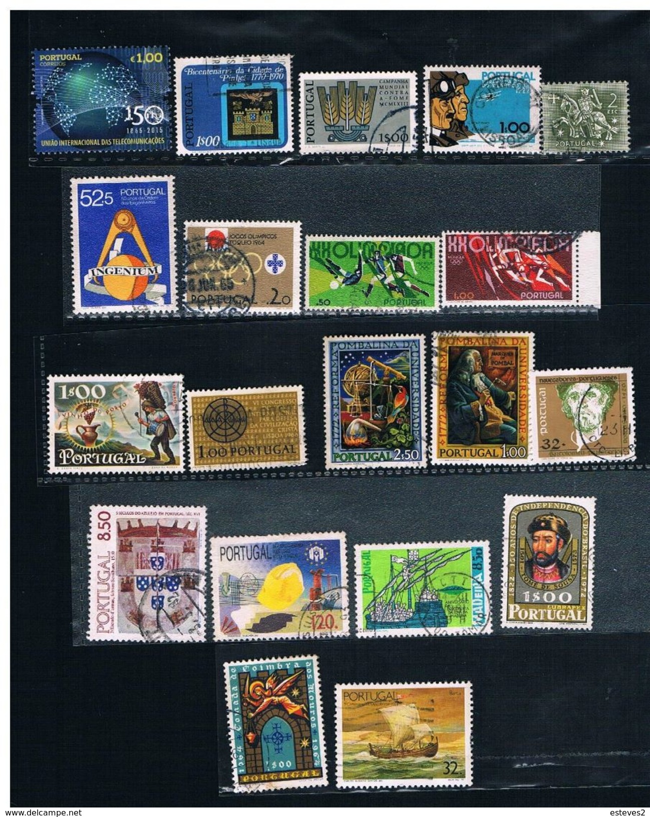 Portugal , Lot , 20 Stamps , 20 Timbres - Andere & Zonder Classificatie