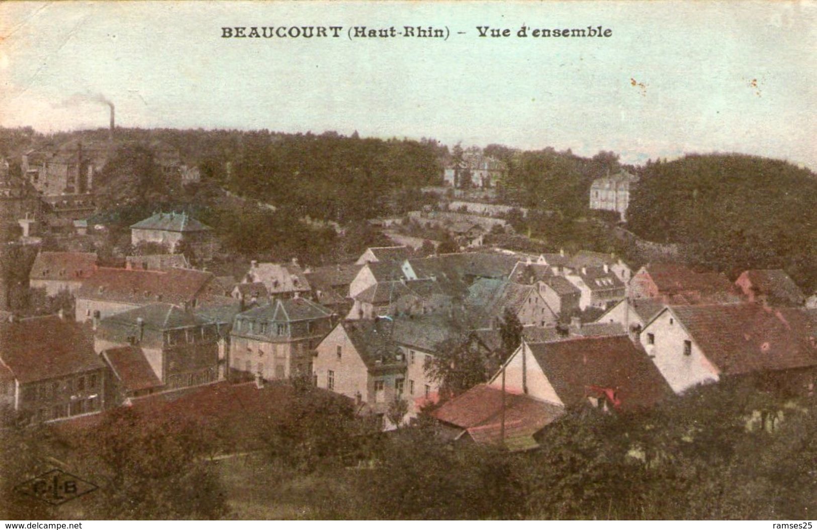 (Tde B) CPA  Beaucourt  Vue D' Ensemble  (bon Etat) - Beaucourt