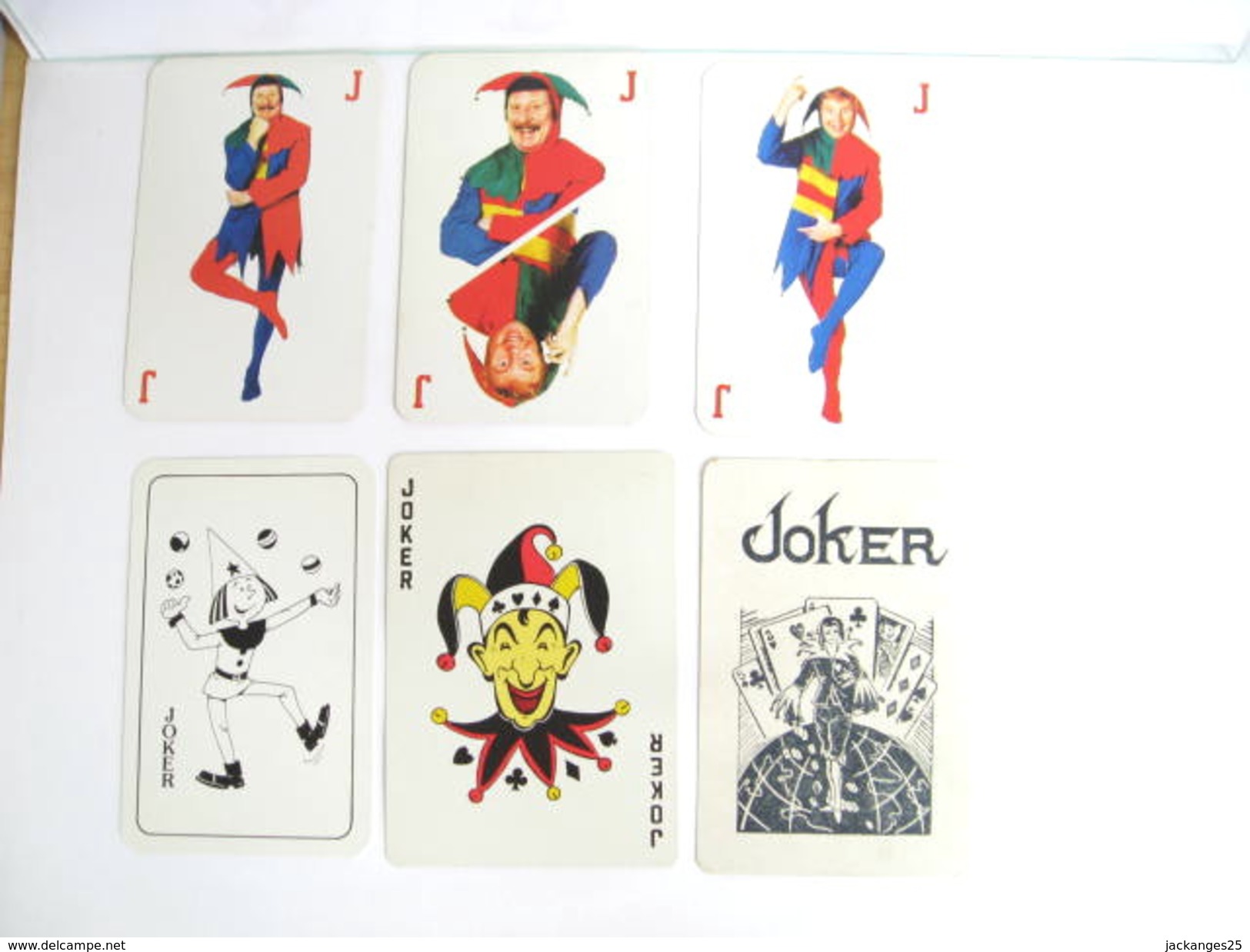 UN LOT N° 14 DE 6 JOKERS TOUS DIFFERENTS - Kartenspiele (traditionell)