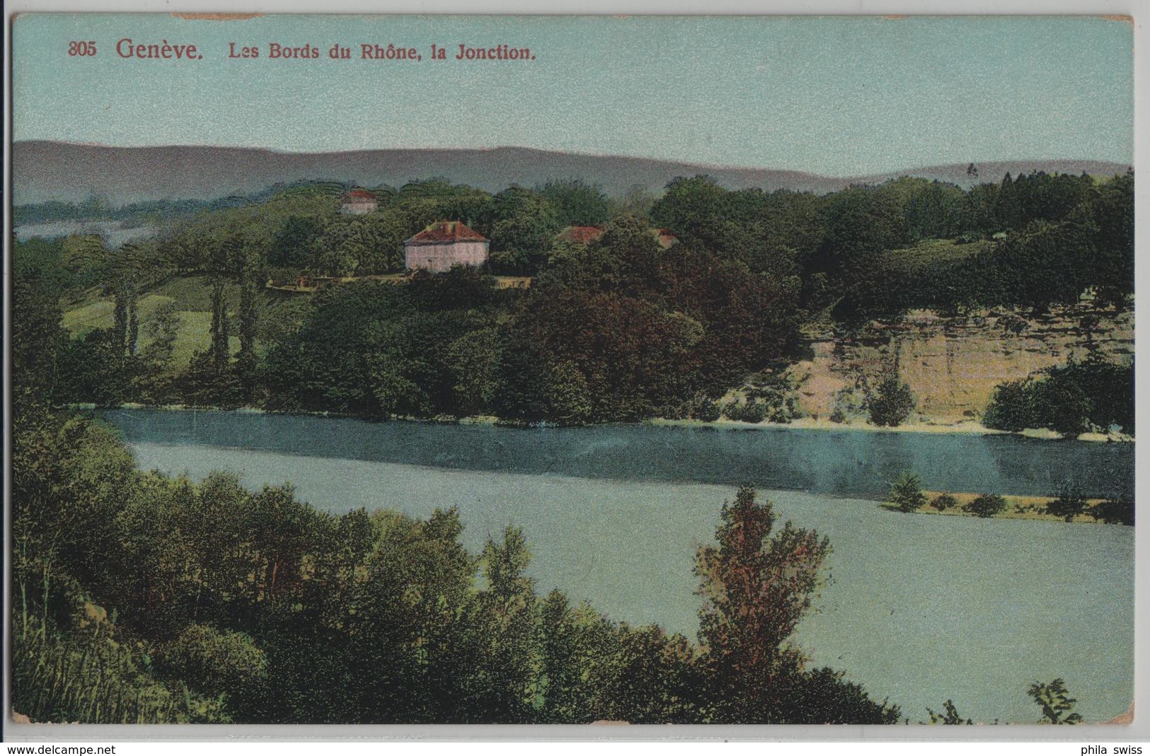 Geneve - Les Bords Du Rhone, La Jonction - Genève