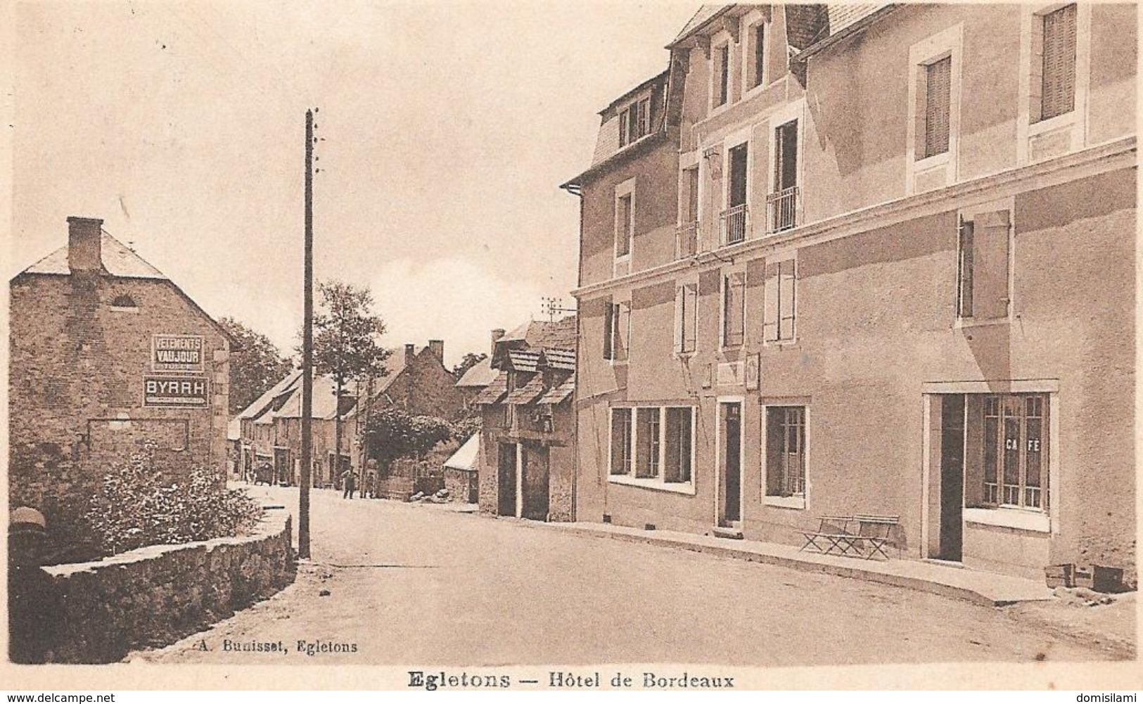 EGLETONS. Hotel De Bordeaux - Egletons