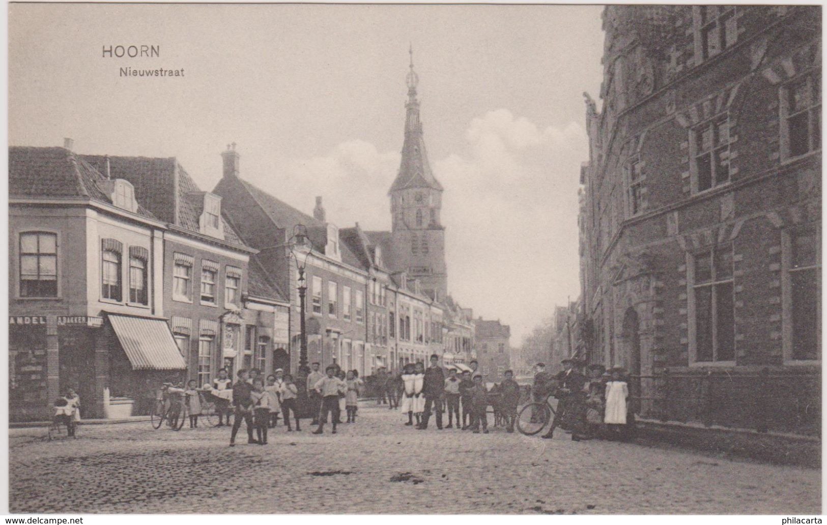 Hoorn - Nieuwstraat Zeer Levendig - Begin 1900 - Hoorn