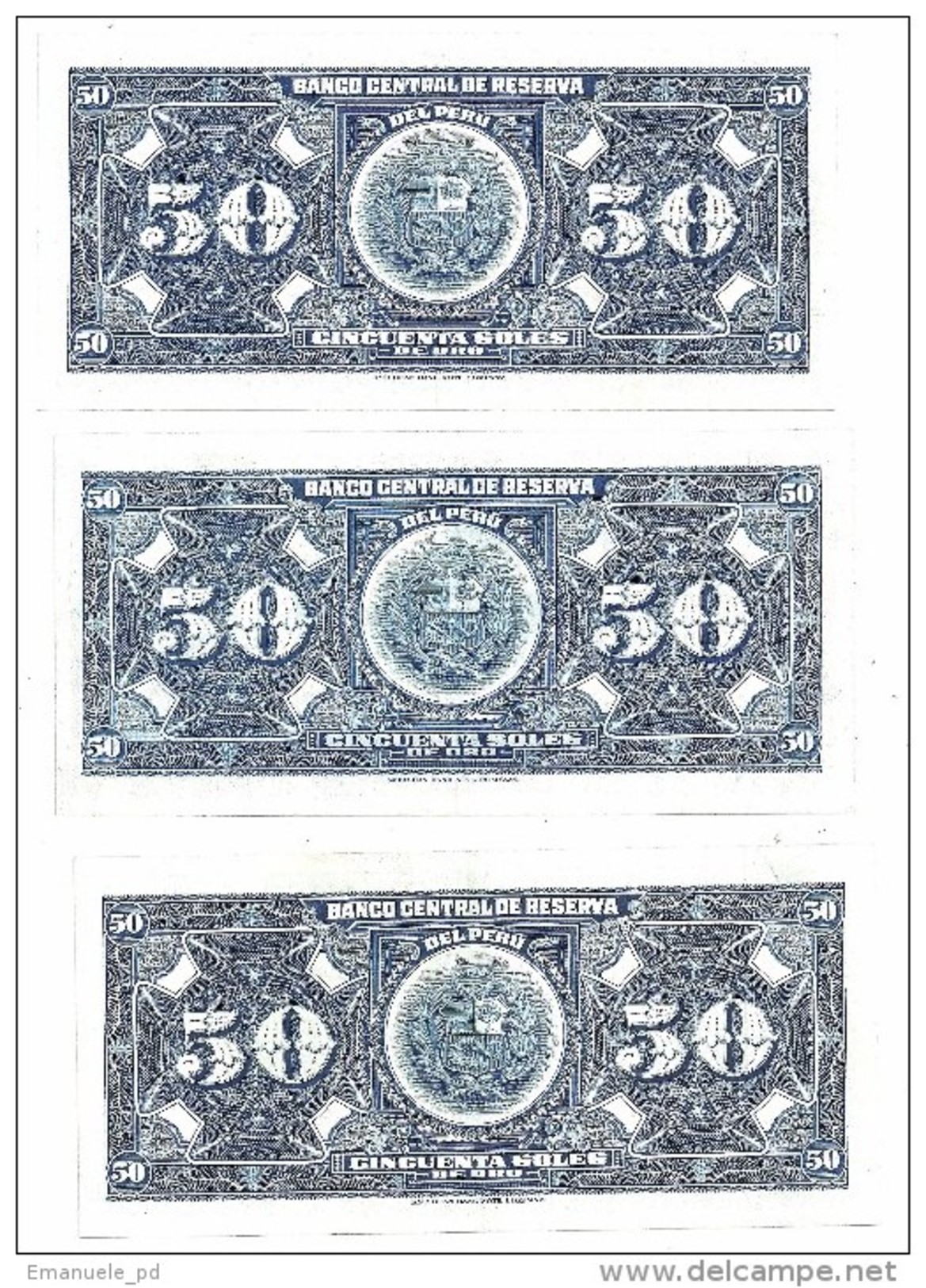 Peru 50 Soles De Oro 1965 - Price For 1 Banknote - Pérou