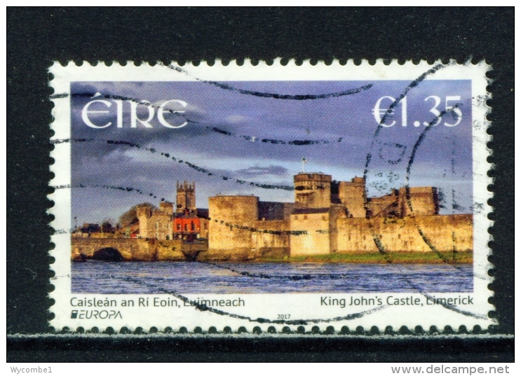 IRELAND  -  2017  Europa  Castles  1.35 Euro  Used As Scan - Used Stamps