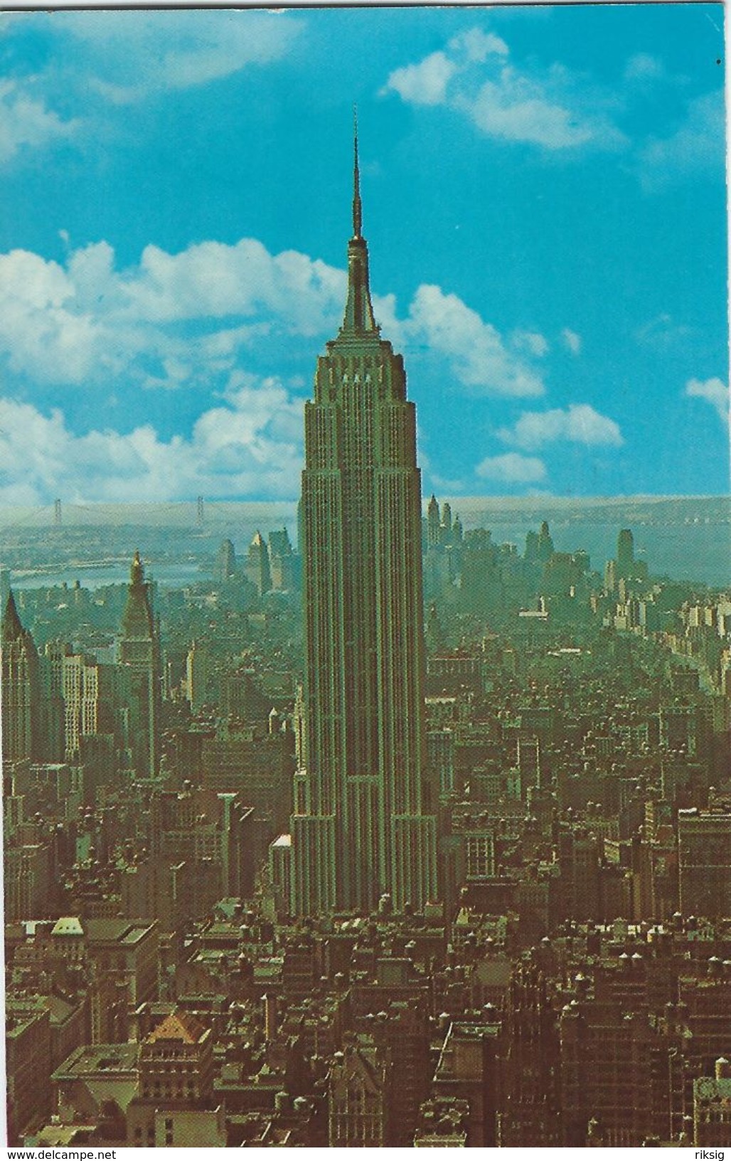 Empire State Building.  Sent To Denmark 1971.   S-3829 - Empire State Building