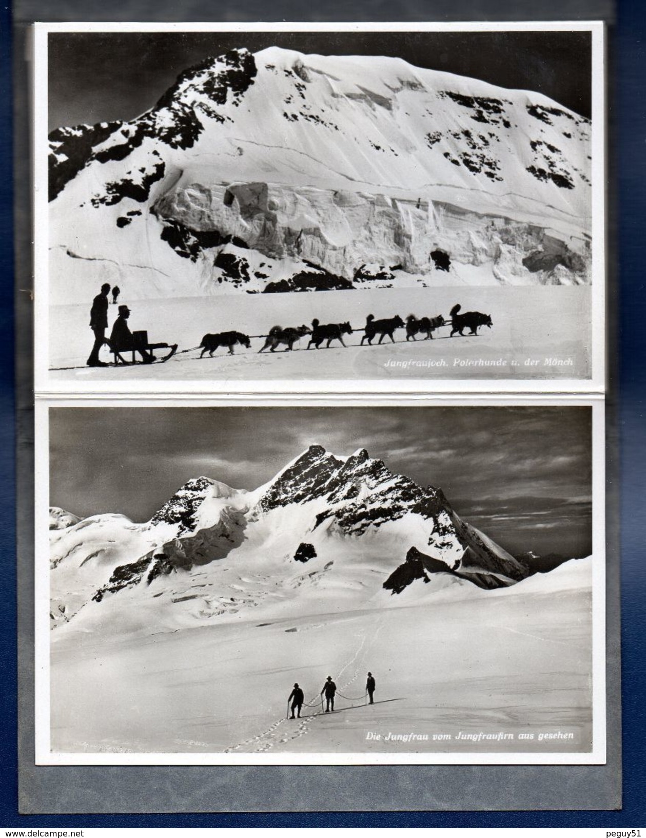 Suisse. Carnet de 12 cartes. Chemin de fer de la Jungfrau ( Kleine Scheidegg- Jungfrauloch - 9,3 KM - 1896-1912)