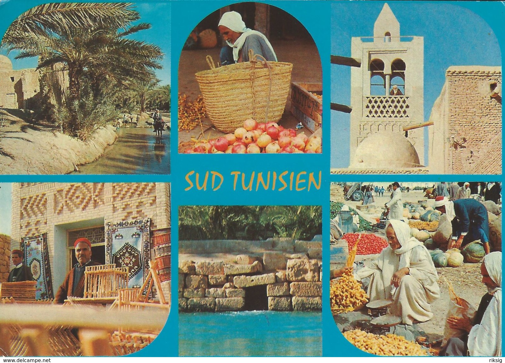 Tunisia.  Views.    Sent To Denmark  1982  # 07025 - Tunisia