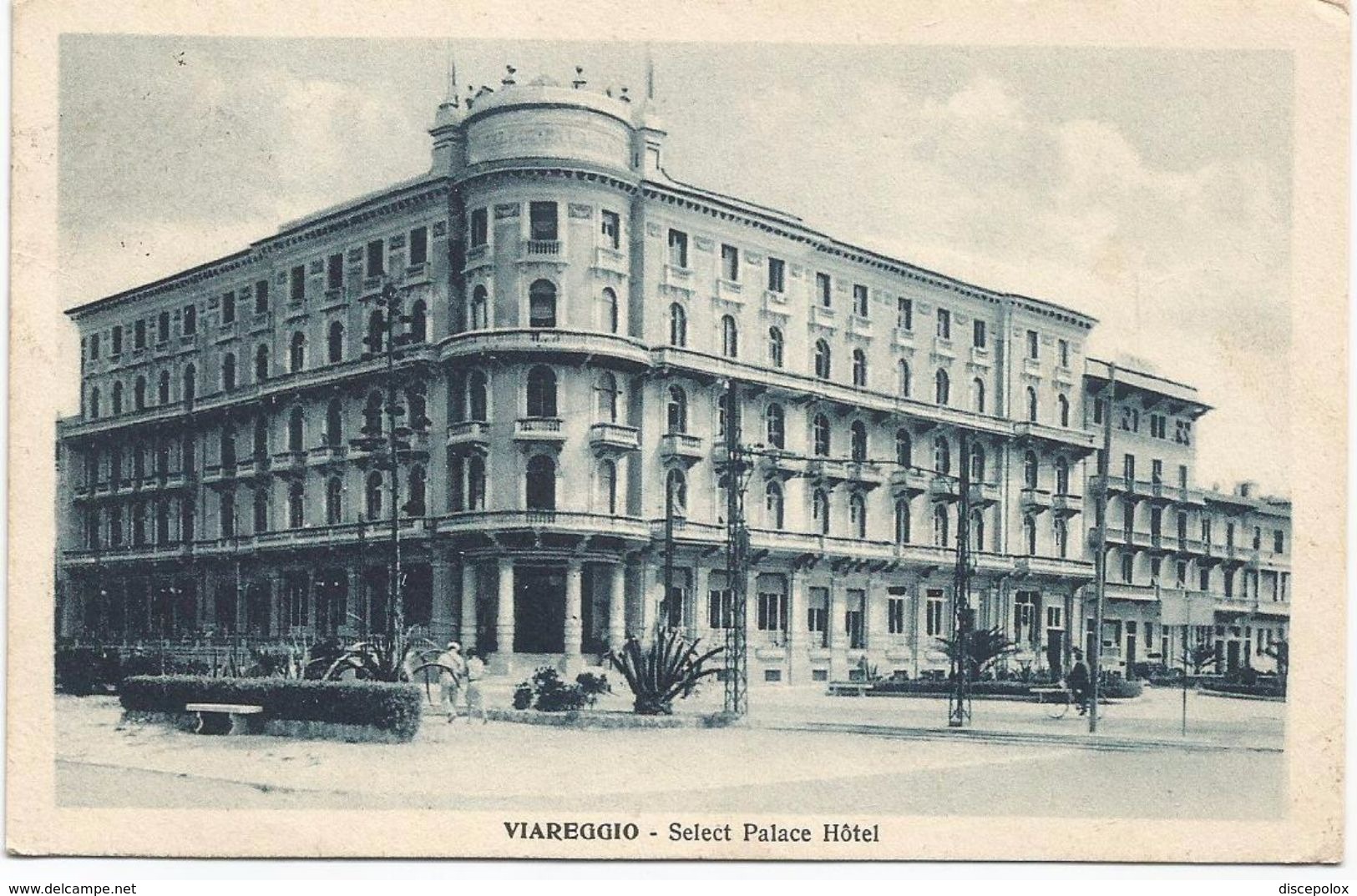 Z3864 Viareggio (Lucca) - Select Palace Hotel / Viaggiata 1929 - Viareggio