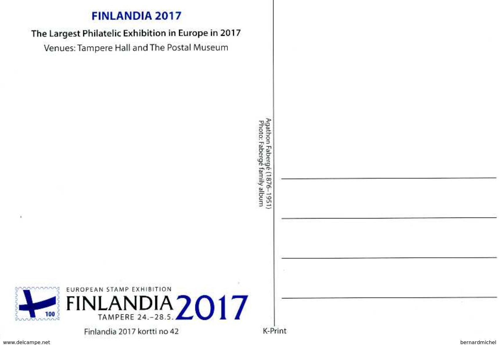 Finlande  Faberge (was In The Exhibition Packet FINLANDIA 2017) Philately - Finlandia