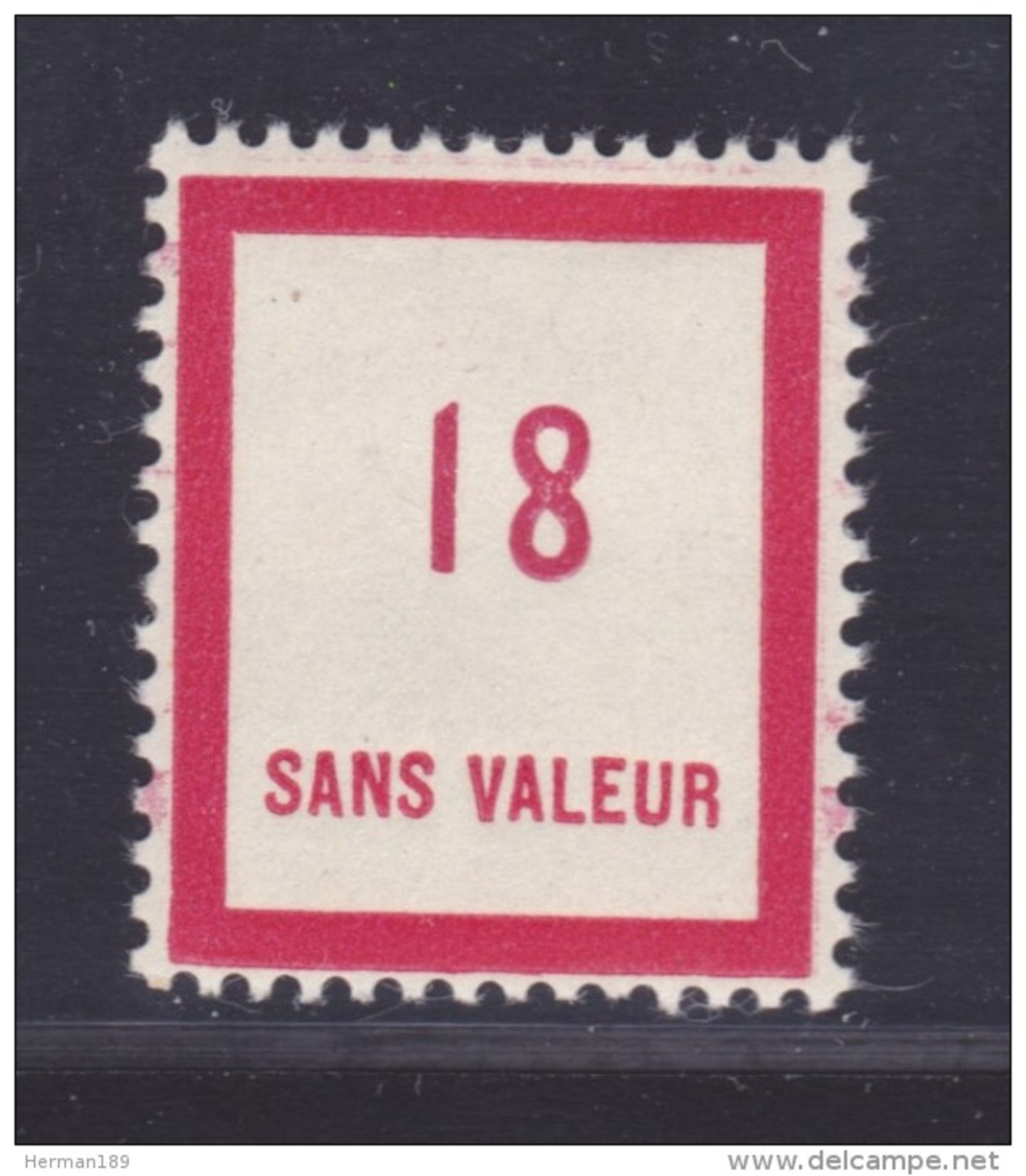 FRANCE FICTIF N°  F98 ** MNH Timbre Neuf Gomme D´origine Sans Trace De Charnière -TB - Fictifs