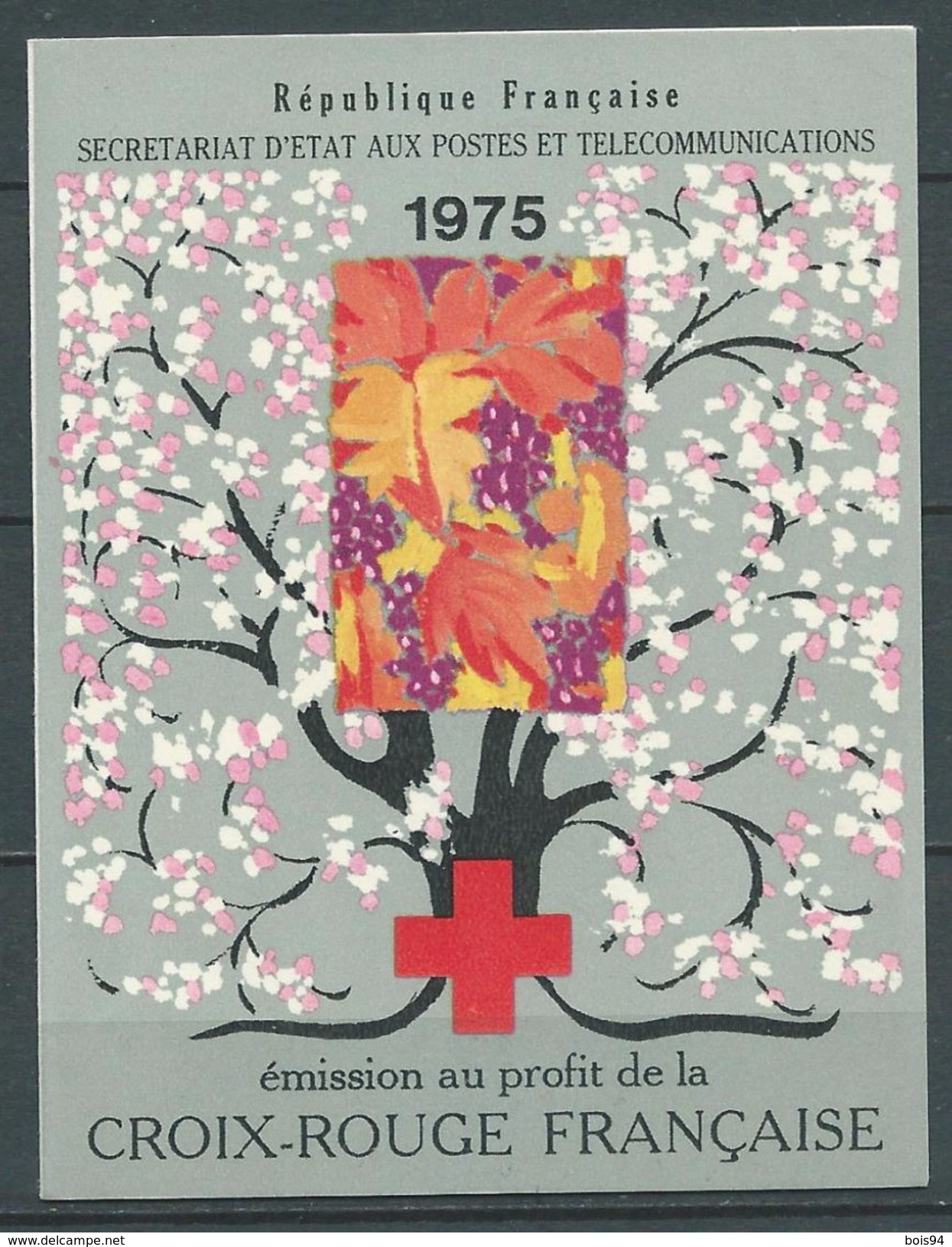 FRANCE 1975 . Carnet Croix Rouge N° 2024 . Neufs ** (MNH) - Croix Rouge