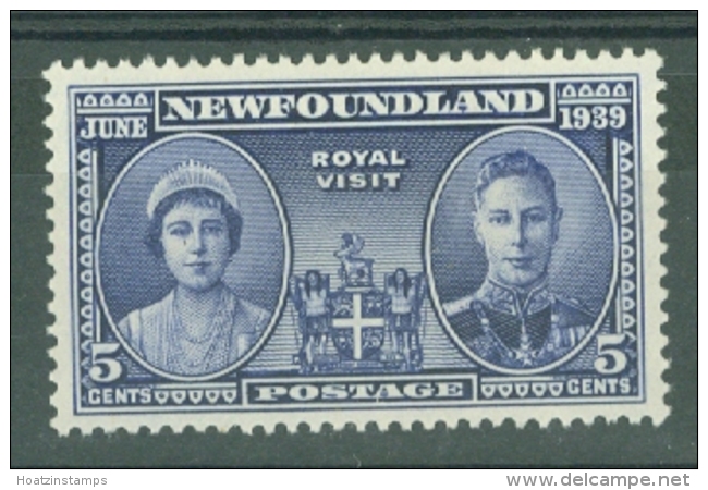 Newfoundland: 1939   Royal Visit    MH - 1908-1947