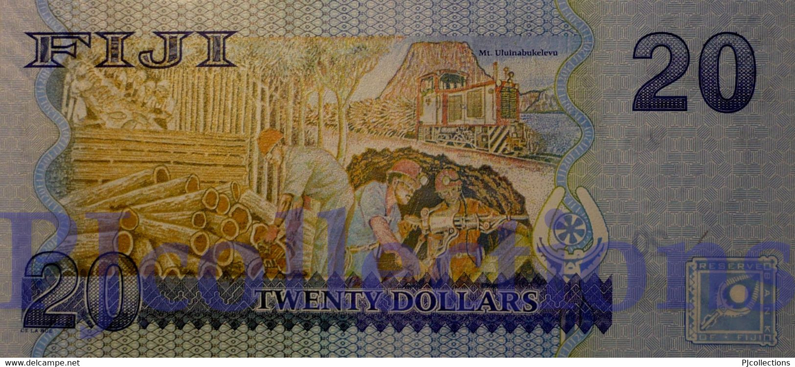 FIJI 20 DOLLARS 2007 PICK 112a UNC - Fidji