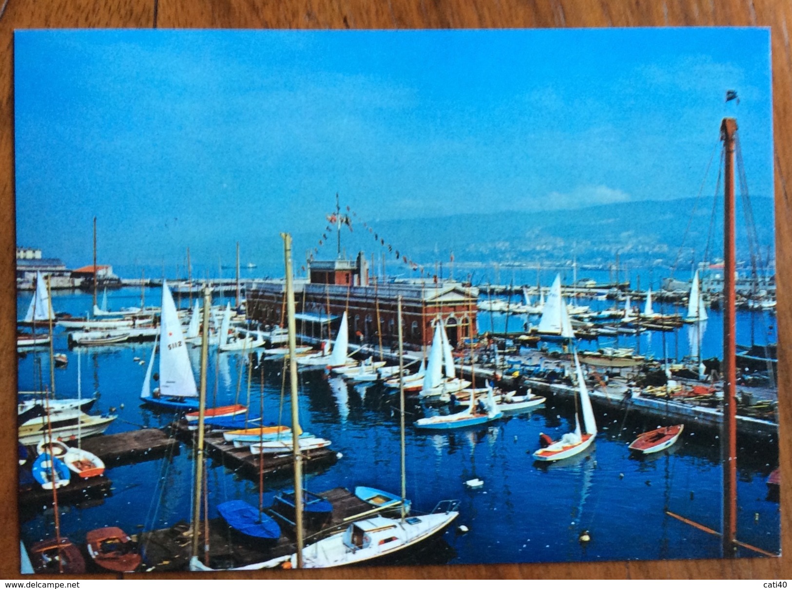 SPORT VELA  TRIESTE Y.CLUB ADRIATICO HALF TON CUP 1976 CARTOLINA ED  ANNULLO SPECIALE - Vela