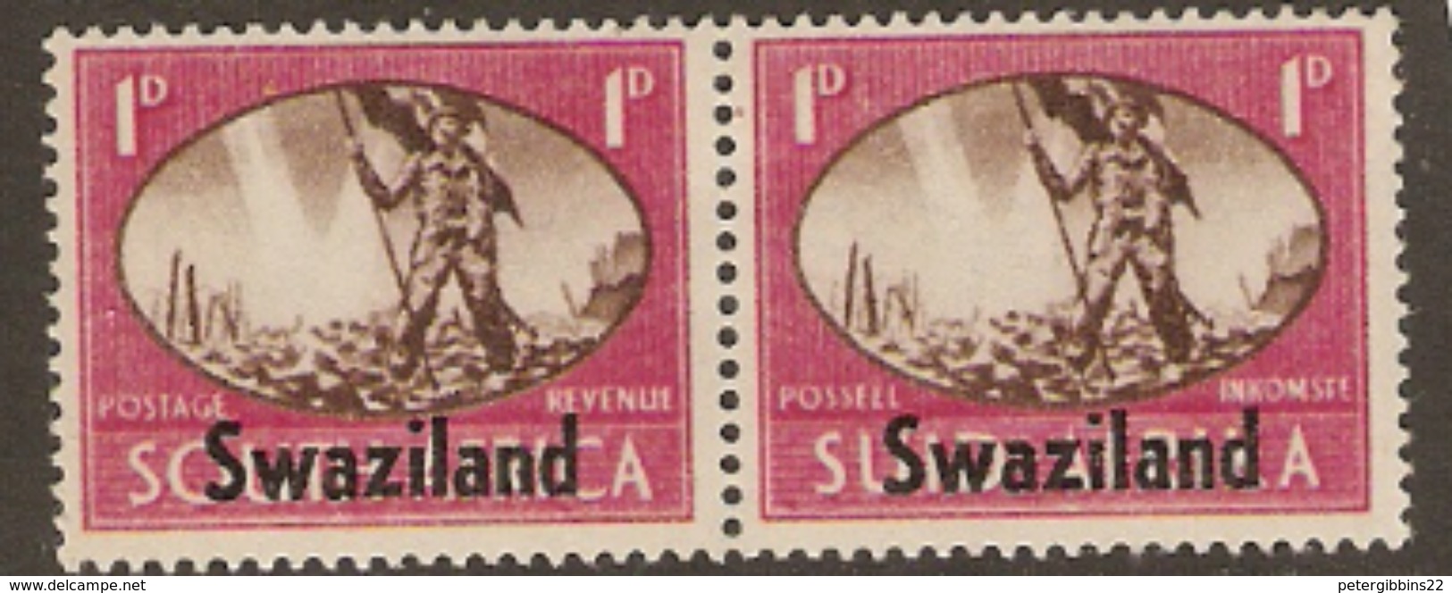 Swaziland 1945 SG 39 1d Mounted Mint - Swaziland (...-1967)