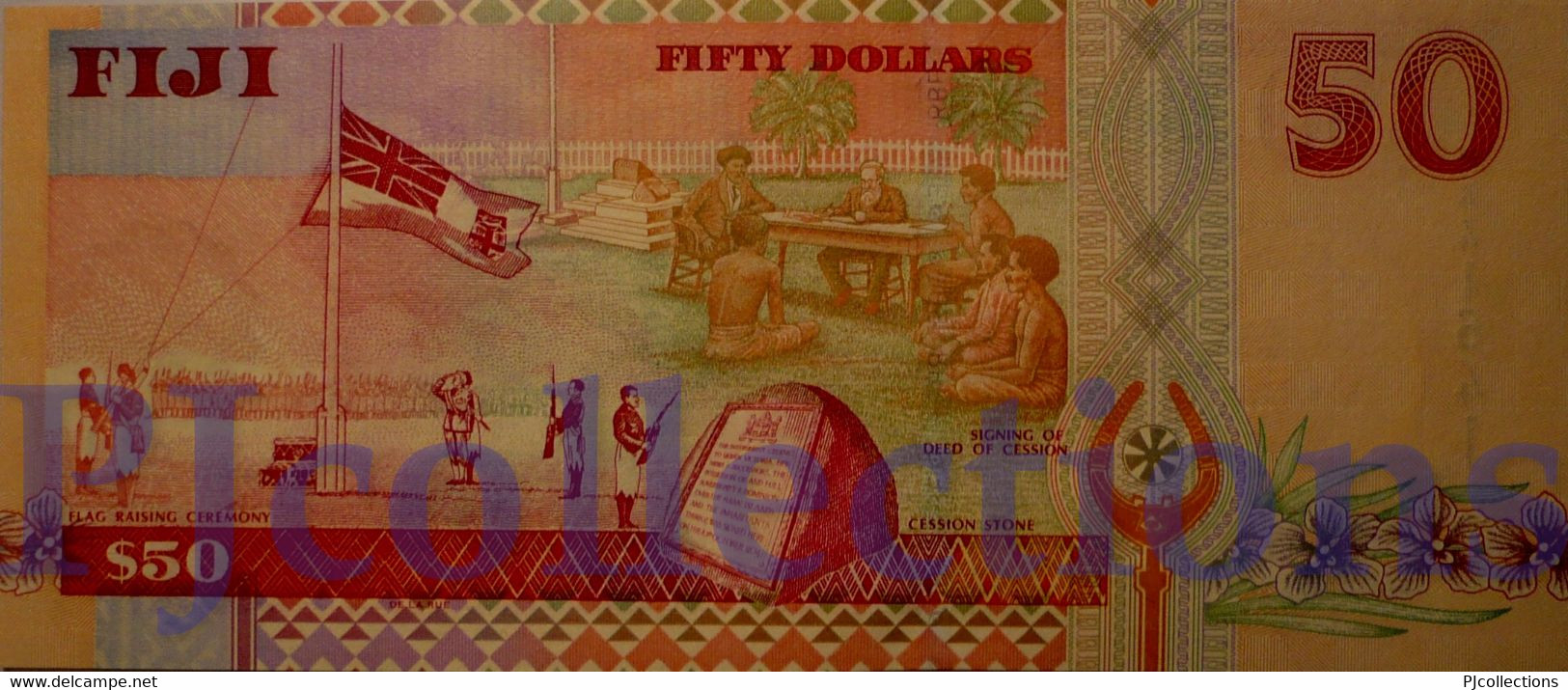 FIJI 50 DOLLARS 2002 PICK 108a UNC - Figi