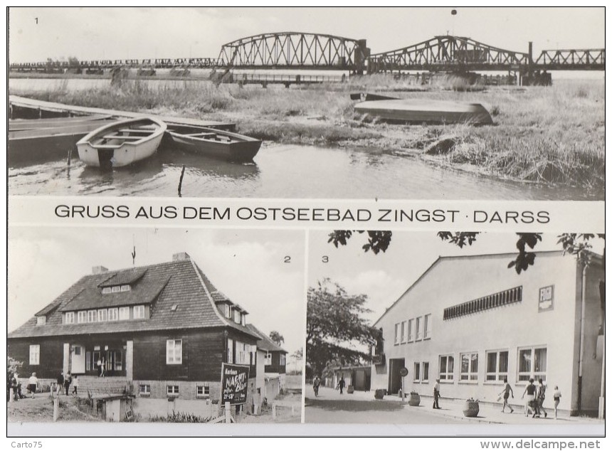 Allemagne - Ostseebad Zingst - FDGB-Erholungsheim "Nordlicht" - Brücke - Zingst