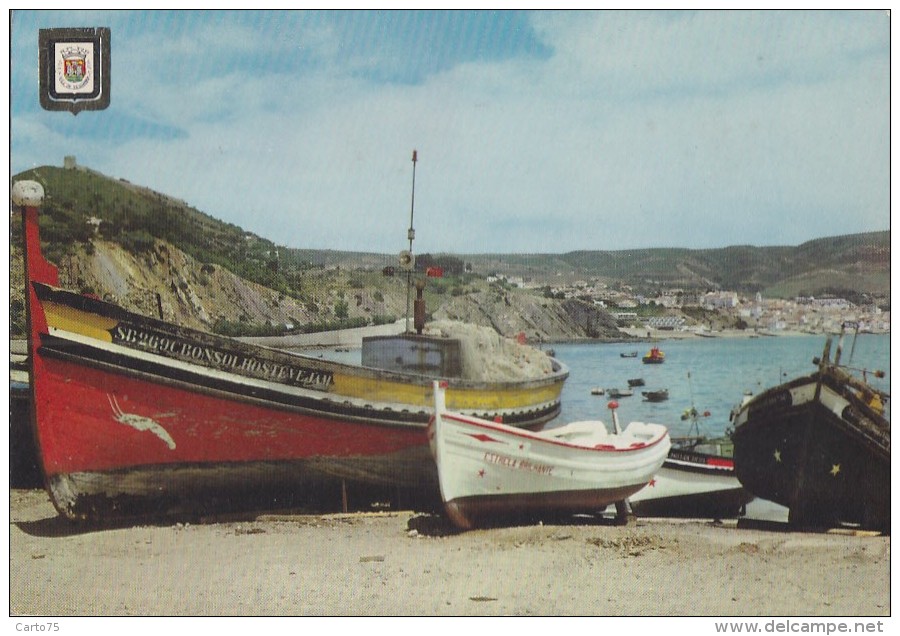 Portugal - Sesimbra - Vista Panoramica - Port Pêche Bâteau - Setúbal