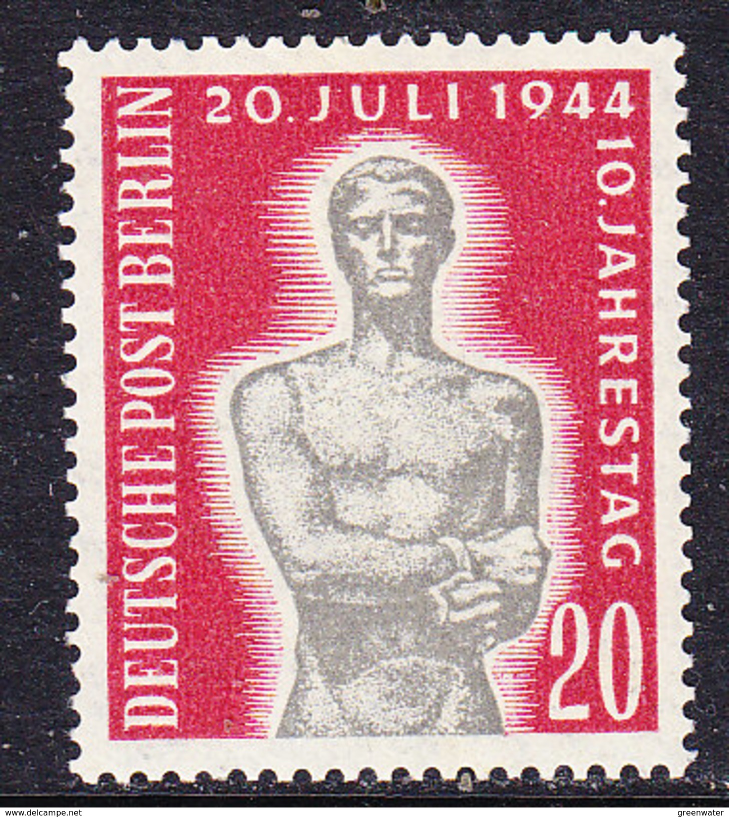 Berlin 1954 10. Jahrestag 1v ** Mnh (36658A) - Neufs