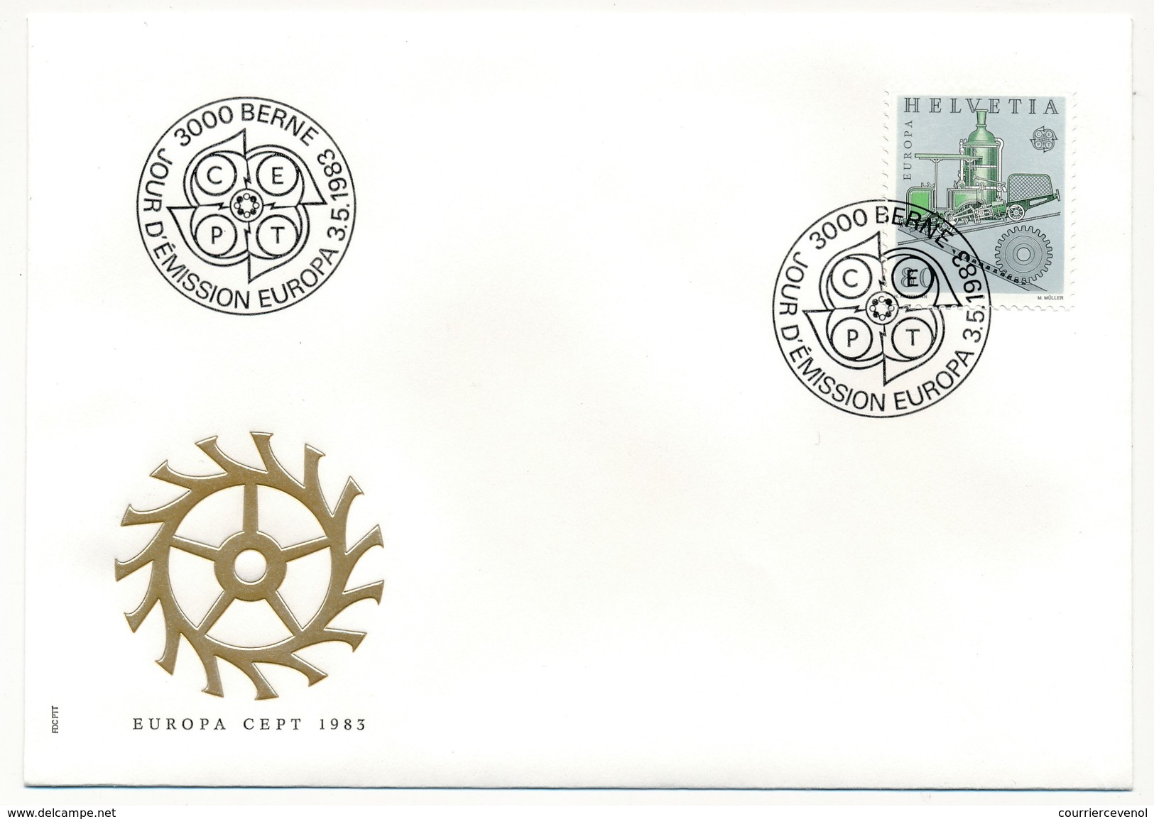 SUISSE - 3 Enveloppes FDC -  EUROPA 1983 - Berne - 3/05/1983 - FDC