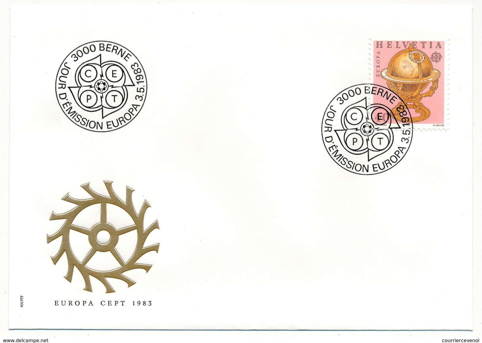 SUISSE - 3 Enveloppes FDC -  EUROPA 1983 - Berne - 3/05/1983 - FDC