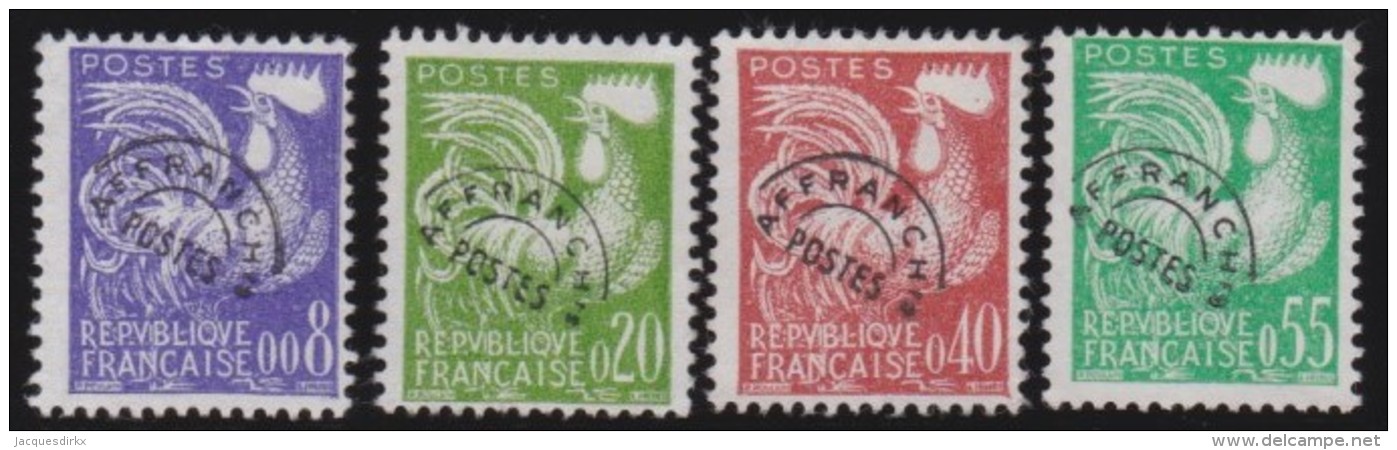 France   .    Yvert      .    P.    119/122        .         O   .         "oblitéré'" - 1953-1960