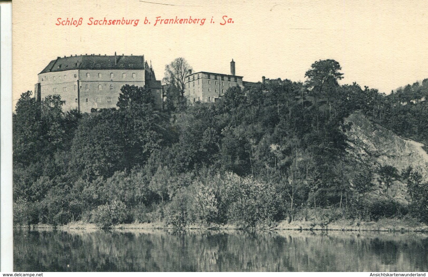 Schloss Sachsenburg Bei Frankenberg 1920 (001186) - Frankenberg