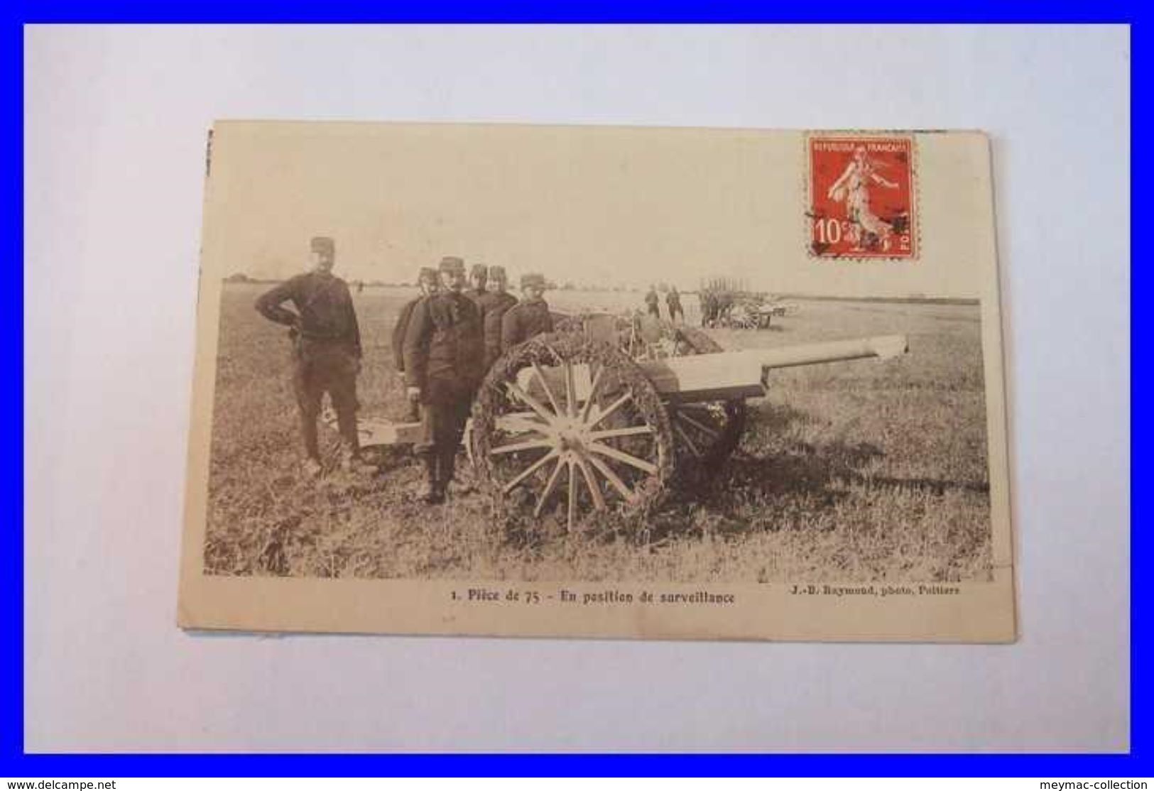 1914 - 18 WWI GGI Militaria 60 OISE COMPIEGNE Canon Allemand 77 Artillerie Francaise Batterie  75 En Position Boue - Compiegne